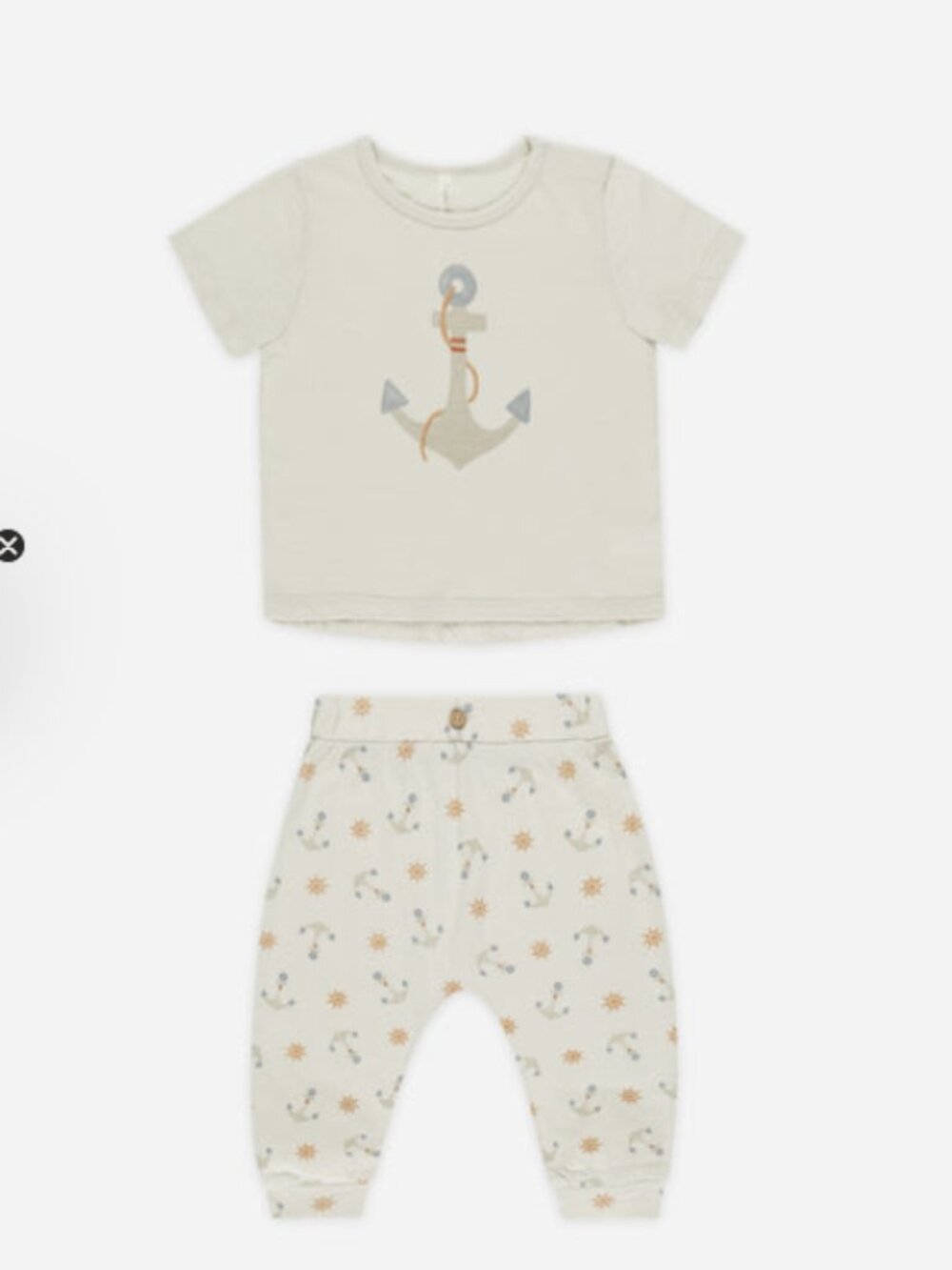 Rylee + Cru Tee + Slouch Pant Set - Anchors 2-3Y